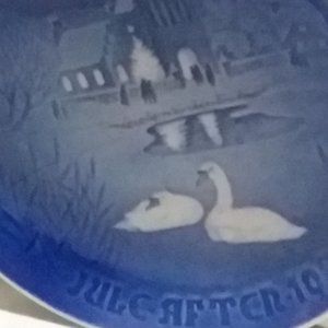 1974 B&G Christmas in Village Collector Plate